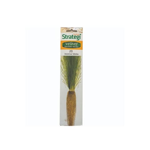 Vetiver Herbal Aromatic Incense Sticks, 20 sticks (Pack of 3)