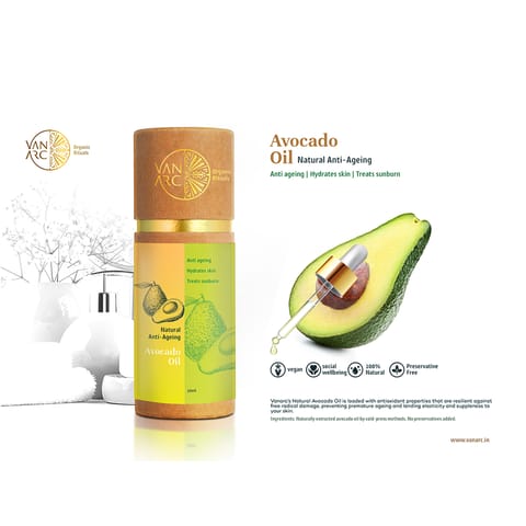 Avocado Oil - Natural Anti Ageing Oil, 30 ml