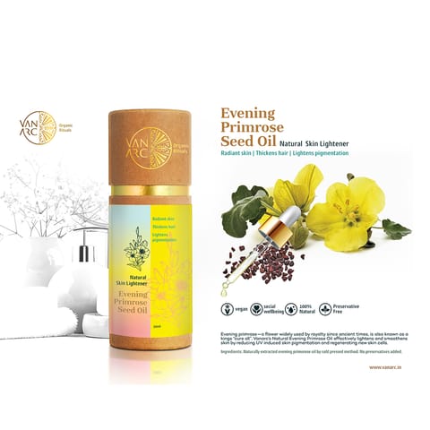 Evening Primrose Oil - Natural Skin Lightener, 30 ml