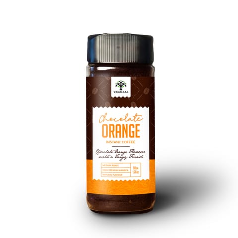 Chocolate Orange Flavored Instant Coffee 50 gms