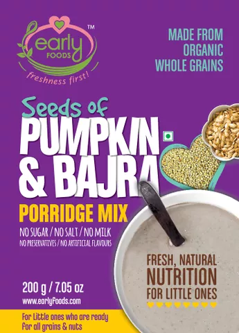 Organic Bajra and Pumpkin Seeds Porridge Mix - 200 gms