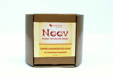 Stimulating and Calming Divine Sandal Soap 100 gms (Pack of 2)