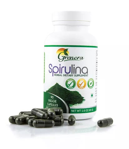 Organic Spirulina Capsules 500mg