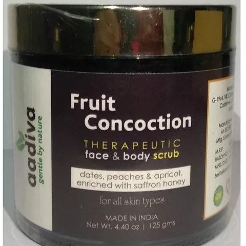 Fruit Concoction Face & body Scrub with Dates, Apricot & Saffron Honey - 125 gms
