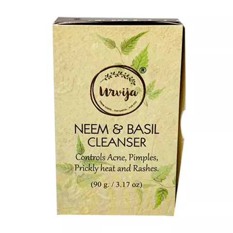 Neem & Basil Essential oil based Soap Cleanser - 90 gms