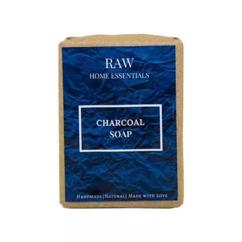 Revitalizing Charcoal Soap with Coconut Shell & Apricot Oil - Handmade soap 75 gms
