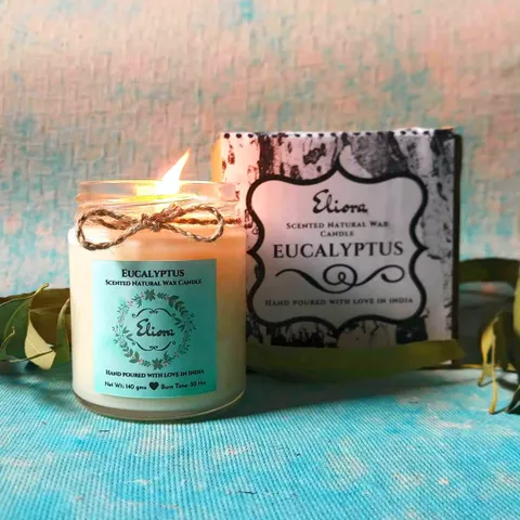 Eucalyptus Scented Candle - 150 gms