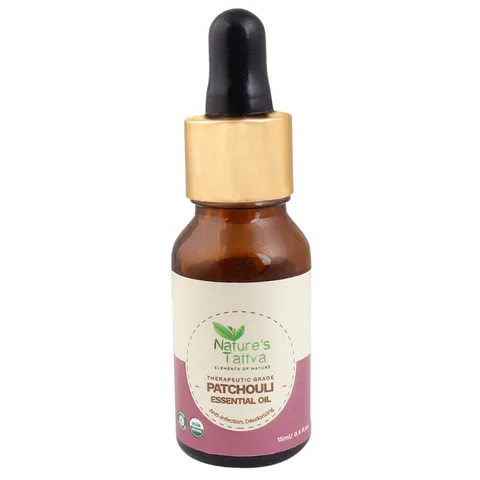 Organic Patchouli Essential Oil, Therapeutic Grade, 15ml