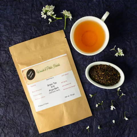 Darjeeling Green Tea with Arjun Bark (Ayurvedic Herb)