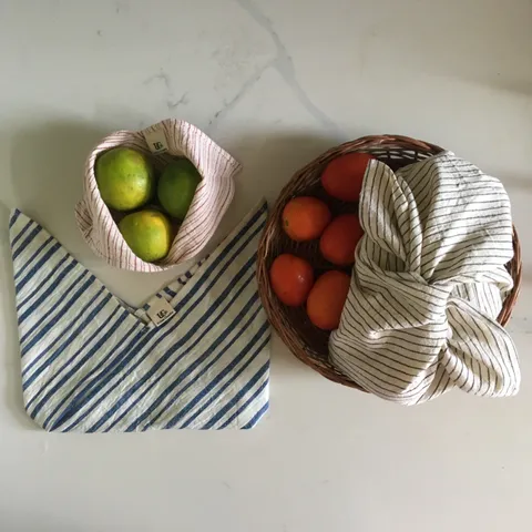 Tanuka Bento - Organic Cotton knot bags