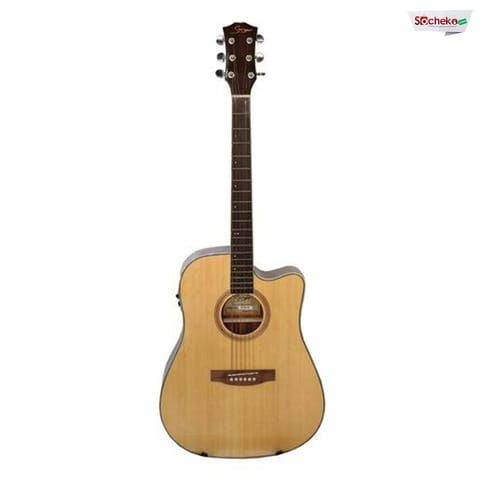 Smiger M-100-41 Yellow 41 Acoustic Guitar With Tuner