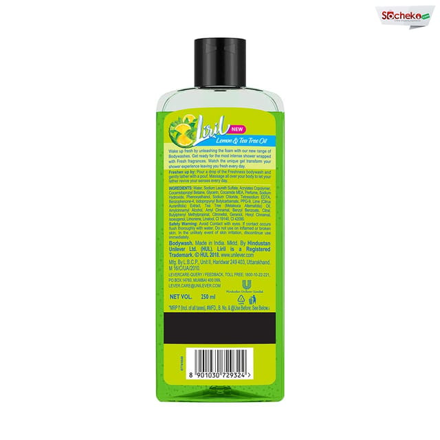 Liril Lemon and Tea Tree Oil Body Wash - 250ml