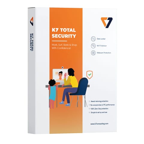 K7 Total Security 1PC 3Year [Antivirus Software]