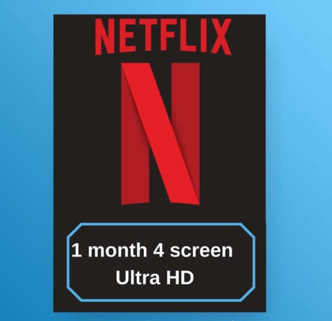 Netflix 1 month 4 screen