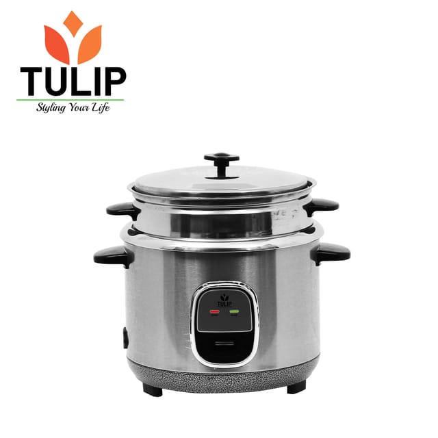 Tulip Steel Deluxe Rice Cooker (1.8L, 700W)