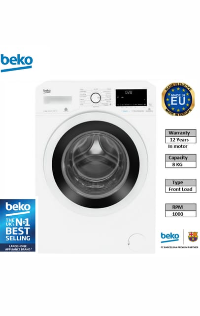 Beko Washing Machine 8 kg WTV 8612 XSW