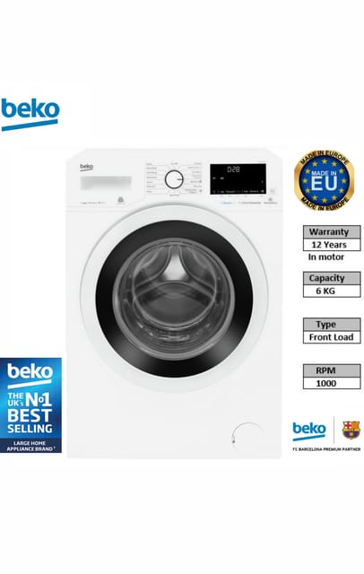 Beko Washing Machine 6 kg WTE 6511 BW