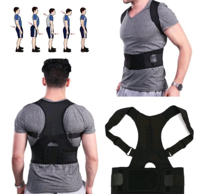 Supports Adjustable Back Posture Corrector Belt Support Body Corrector Lumbar Shoulder Brace Belt