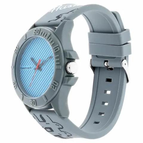 HASHTAG - BLUE DIAL SILICONE STRAP WATCH