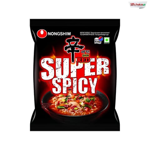 Nong Shim Red Super Spicy Noodles 120gm