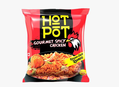 Hot Pot Gourmet Spicy Chicken Korean Style Ramen Noodle 100g