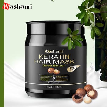 Washami Shea Butter Keratin Hair Mask-750Gm