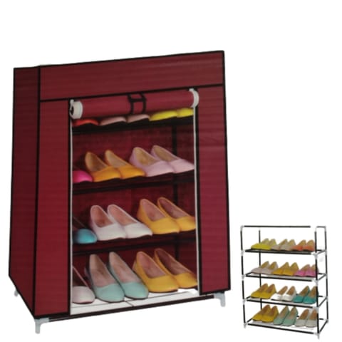 4 Layer Shoes Rack With Cover