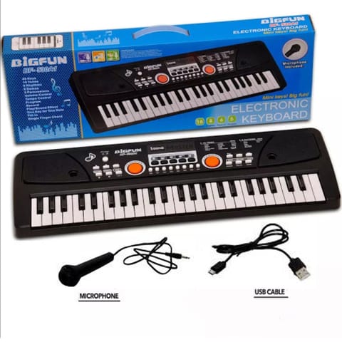 Big-fun Piano Keyboard Toy With DC Power, Mic and Recording Function- BF-530A1
