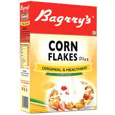 Bagrrys Cornflakes Plus Org & Healthier 250 Gm Box