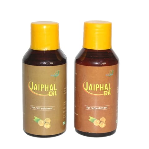 Pack Of 2 Jaiphal Massage Oil Pain Relief 200ml (100ml + 100ml)  Jaiphal Oil