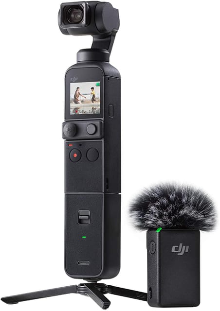 DJI Pocket 2 Creator Combo - 3 Axis Gimbal Stabilizer with 4K Camera,