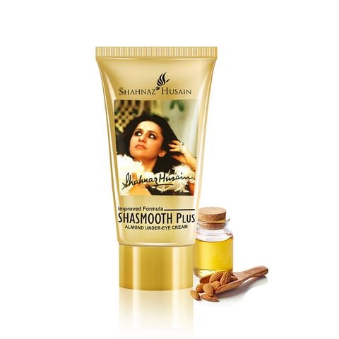 Shahnaz Husain Shasmooth Plus – Almond Under Eye Cream – 40 Gm
