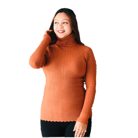 Women's Turtleneck Lightweight Pullover Sweater