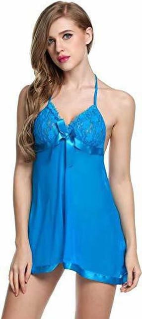Lingerie Sexy Babydoll Blue