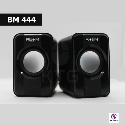 Boom Box BM 444 USB Power Speaker 3.5mm Audio Input