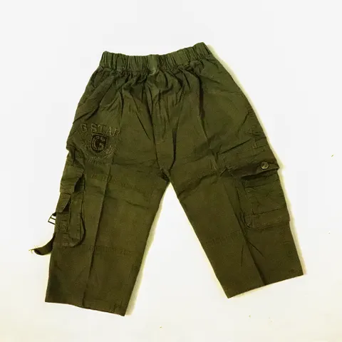Quarter-Pant-For Boys-Light Green