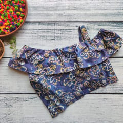Dhinam-Psychedelic Blue-Readymade Blouse