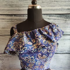 Dhinam-Psychedelic Blue-Readymade Blouse