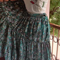 Dhinam-Batik Tiered Skirt