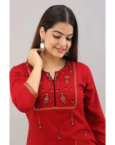 Sowju Collections - Rayon Kurti (Only Tops)