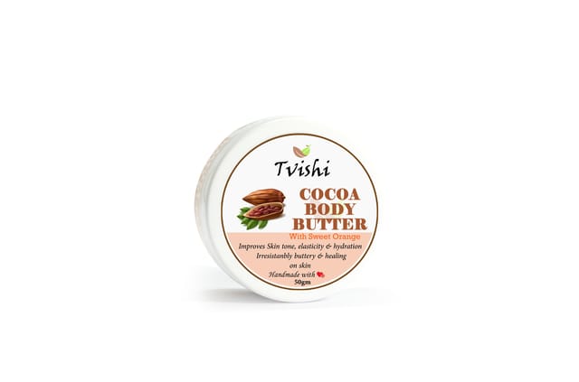 Tvishi Handmade - Cocoa Body Butter (Dry Skin)  - 50gm /100 gms