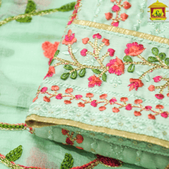 Sri Boutique - Elegant Pastel Colour  Party Wear Dress Material