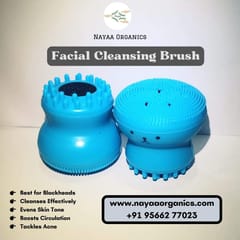 Nayaa Organics - Redwine face wash with facial cleansing brush - 100ml