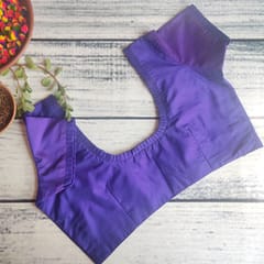 Dhinam-Best Fits-Violet Pleats-Readymade Blouse