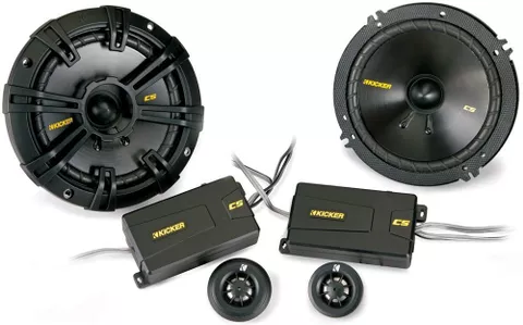 KICKER 40CSS654 6.5"CS COMPONENT SPEAKER-PAIR (BLACK) KICKER 40CSS654 6.5"CS COMPONENT SPEAKER-PAIR (BLACK)