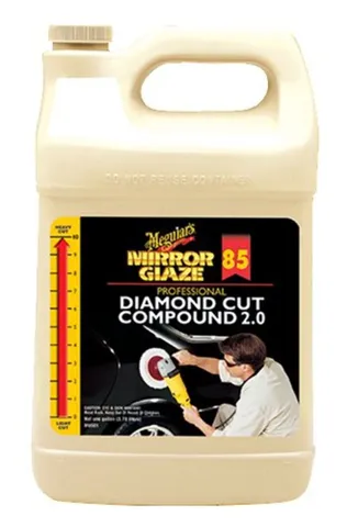 MEGUIAR'S MIRROR GLAZE DIAMOND CUT COMPOUND 2.0 (1 GALLON) MEGUIAR'S MIRROR GLAZE DIAMOND CUT COMPOUND 2.0 (1 GALLON)