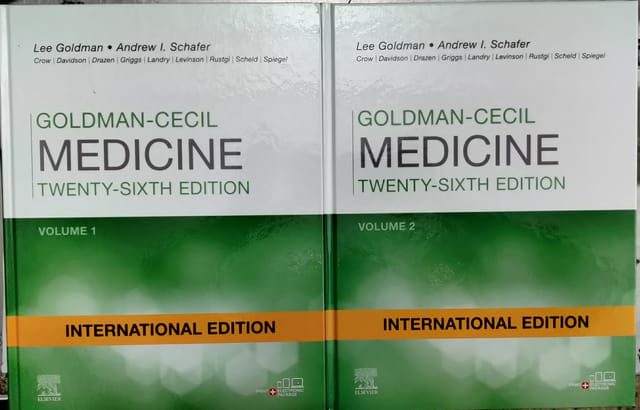 Goldman-Cecil Medicine 2 Volume Set Cecil Textbook of Medicine 26th Edition 2019 By Lee Goldman