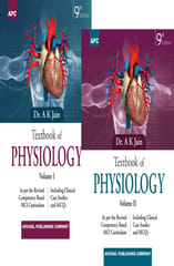 Textbook of Physiology With Free QA Physiology 9th Edition 2021 (2 Volume Set) by AK Jain