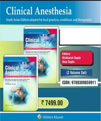 Barash Clinical Anesthesia (2 Volume Set) SAE 2021 By Dr. Nishkarsh Gupta & Dr. Anju Gupta