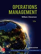 Operations Management 12/Ed By Stevenson Publisher MGH